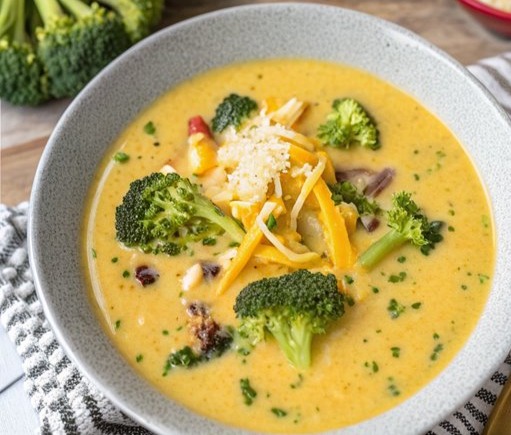 Instant Pot Broccoli Cheddar Soup